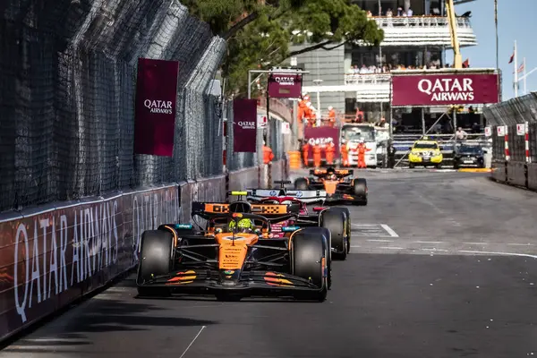 Monte Carlo, Monako Prensliği. 22-25 Mayıs 2025. Monako Grand Prix, F1 Dünya Şampiyonası. Lando Norris, Mclaren, yarışı kazandı..