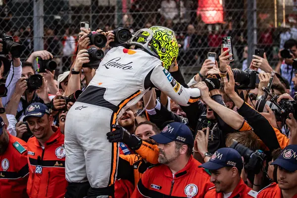 Monte Carlo, Monako Prensliği. 22-25 Mayıs 2025. Monako Grand Prix, F1 Dünya Şampiyonası. Lando Norris, Mclaren, yarışı kazandı..