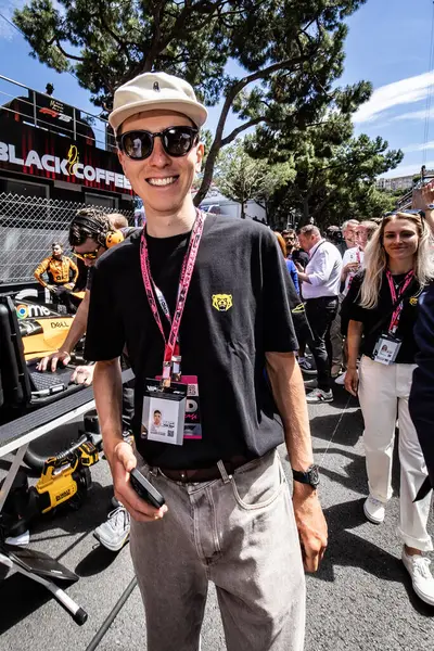 Monte Carlo, Monako Prensliği. 22-25 Mayıs 2025. Monako Grand Prix, F1 Dünya Şampiyonası. Tadej Pogacar, bisikletçi, dünya şampiyonu ve Giro ve Tur şampiyonu..