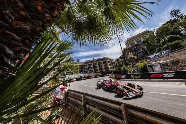 Monte Carlo, Monako Prensliği. 22-25 Mayıs 2025. Monako Grand Prix, F1 Dünya Şampiyonası. Charles Leclerc, Ferrari, ikinci..