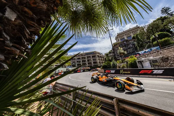 Monte Carlo, Monako Prensliği. 22-25 Mayıs 2025. Monako Grand Prix, F1 Dünya Şampiyonası. Oscar Piastri, Mclaren, üçüncü sırada..