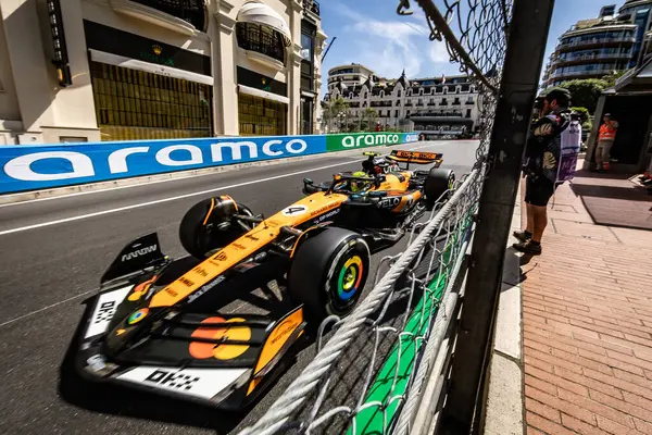 Monte Carlo, Monako Prensliği. 22-25 Mayıs 2025. Monako Grand Prix, F1 Dünya Şampiyonası. Lando Norris, Mclaren, yarışı kazandı..