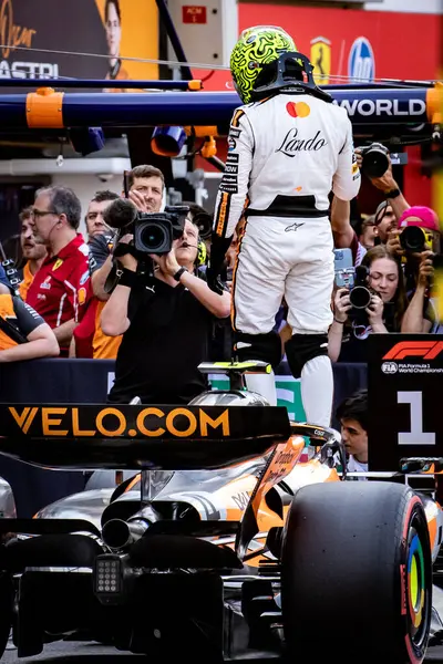 Monte Carlo, Monako Prensliği. 22-25 Mayıs 2025. Monako Grand Prix, F1 Dünya Şampiyonası. Lando Norris, Mclaren, Polonyalı.