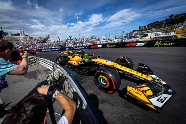 Monte Carlo, Monako Prensliği. 22-25 Mayıs 2025. Monako Grand Prix, F1 Dünya Şampiyonası. Lando Norris, Mclaren, Polonyalı.