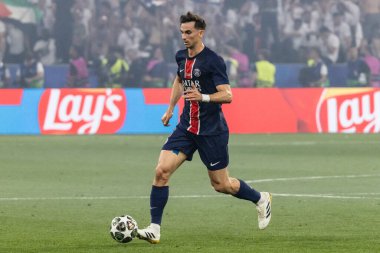 Münih, Almanya. 31 Mayıs 2025. UEFA Şampiyonlar Ligi. Son sözüm Paris Saint-Germain V. Inter Milan 5-0. Fabian Ruiz, PSG.