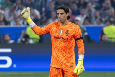 Münih, Almanya. 31 Mayıs 2025. UEFA Şampiyonlar Ligi. Son sözüm Paris Saint-Germain V. Inter Milan 5-0. Yann Sommer, kaleci Inter.