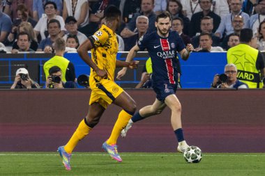 Münih, Almanya. 31 Mayıs 2025. UEFA Şampiyonlar Ligi. Son sözüm Paris Saint-Germain V. Inter Milan 5-0. Khvicha Kvaratskhelia, PSG.