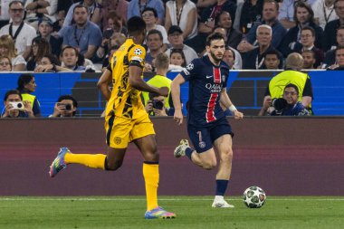 Münih, Almanya. 31 Mayıs 2025. UEFA Şampiyonlar Ligi. Son sözüm Paris Saint-Germain V. Inter Milan 5-0. Khvicha Kvaratskhelia, PSG.