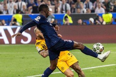Münih, Almanya. 31 Mayıs 2025. UEFA Şampiyonlar Ligi. Son sözüm Paris Saint-Germain V. Inter Milan 5-0. Ousmane Dembele, PSG.