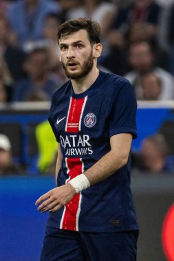 Münih, Almanya. 31 Mayıs 2025. UEFA Şampiyonlar Ligi. Son sözüm Paris Saint-Germain V. Inter Milan 5-0. Khvicha Kvaratskhelia, PSG.