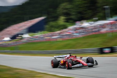 Spielberg, Avusturya. 27 Haziran 2025. FIA F1 Dünya Şampiyonası Avusturya GP 'si. Kalifiye et. Charles Leclerc, Scuderia Ferrari.