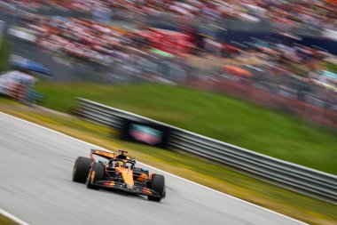 Spielberg, Avusturya. 27 Haziran 2025. FIA F1 Dünya Şampiyonası Avusturya GP 'si. Kalifiye et. Oscar Piastri, Mclaren Mercedes.