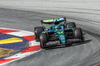 Spielberg, Avusturya. 29 Haziran 2025. FIA F1 Dünya Şampiyonası Avusturya GP 'si. Yarış günü. Fernando Alonso, Aston Martin..