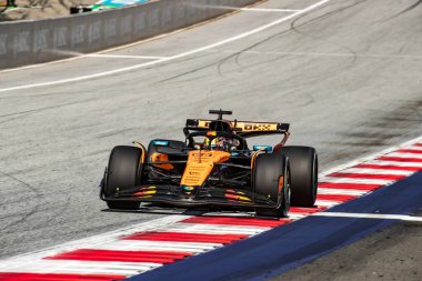 Spielberg, Avusturya. 29 Haziran 2025. FIA F1 Dünya Şampiyonası Avusturya GP 'si. Yarış günü. Oscar Piastri, Mclaren.