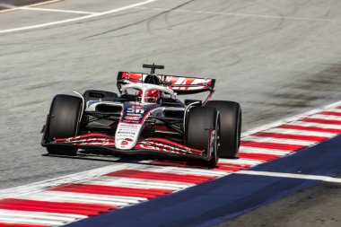 Spielberg, Avusturya. 29 Haziran 2025. FIA F1 Dünya Şampiyonası Avusturya GP 'si. Yarış günü. Esteban Ocon, Haas.