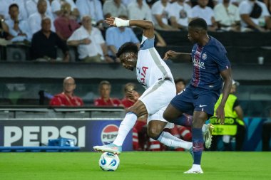 Udine, İtalya. 13 Ağustos 2025. UEFA Süper Kupası 2025. Paris Saint-Germain Tottenham Hotspur 'a karşı 4-3. Muhammed Kudus, Tottenham.