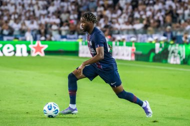 Udine, İtalya. 13 Ağustos 2025. UEFA Süper Kupası 2025. Paris Saint-Germain Tottenham Hotspur 'a karşı 4-3. İbrahim Mbaye, PSG.