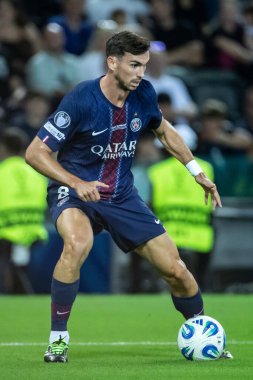 Udine, İtalya. 13 Ağustos 2025. UEFA Süper Kupası 2025. Paris Saint-Germain Tottenham Hotspur 'a karşı 4-3. Fabian Ruiz, PSG.