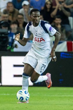 Udine, İtalya. 13 Ağustos 2025. UEFA Süper Kupası 2025. Paris Saint-Germain Tottenham Hotspur 'a karşı 4-3. Thomas Frank, koç Tottenham..