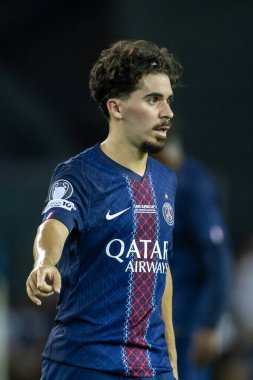 Udine, İtalya. 13 Ağustos 2025. UEFA Süper Kupası 2025. Paris Saint-Germain Tottenham Hotspur 'a karşı 4-3. Vitinha, PSG.