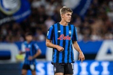 Bergamo, İtalya. 16 Ağustos 2025. Gewiss Stadyumu 'nda Bortolotti Kupası. Atalanta, Juventus 'a karşı. Charles De Ketelaere, Atalanta.