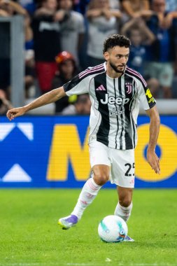 Bergamo, İtalya. 16 Ağustos 2025. Gewiss Stadyumu 'nda Bortolotti Kupası. Atalanta, Juventus 'a karşı. Joao Mario, Juventus.