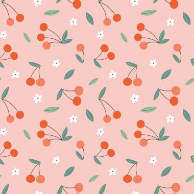 Çocukların tekstil, ambalaj ve kumaşları için kusursuz el çizimi arka plan.