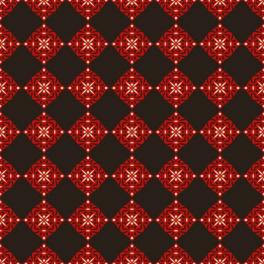 Vektör süslemesiz desen. Etnik tarzda arka plan ve duvar kâğıdı. Vektör illüstrasyonu geçmiş, motifler, tekstil, duvar kağıtları, kumaşlar, hediye ambalajları, şablonlar için kullanılabilir.