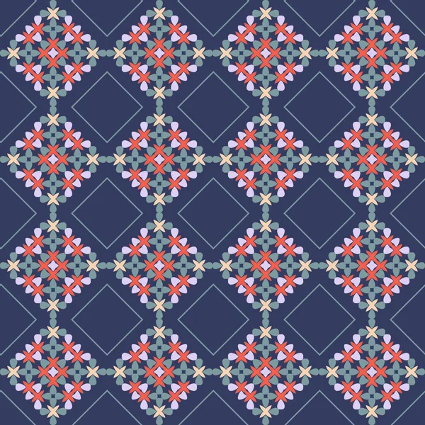 Classic Pattern Ornament Seamless Geometric Pattern Design Wallpaper Fashion Print — Stock Vector