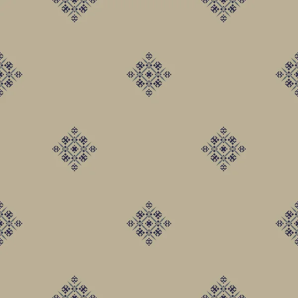 Ornement Motif Classique Motif Géométrique Floral Sans Couture Pour Papier — Image vectorielle