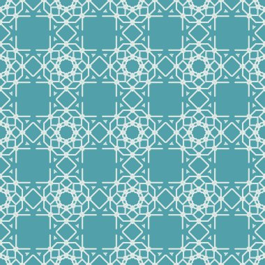 Klasik Şablon Süslemesi, Kusursuz Geometrik Tasarım Şablonu, Duvar Kağıdı, Moda Yazısı, Moda Dekorasyonu, Ev Tekstili, Retro Dekor. Vektör.