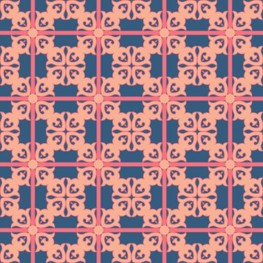 Klasik süs. Tasarımcı duvar kâğıdı, modaya uygun baskı, moda dekor, ev yapımı tekstil, retro dekor için arabesque ile dekoratif kusursuz desen. Vektör.