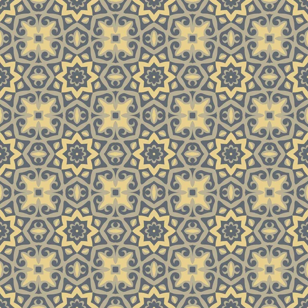 Seamless Pattern Ethnic Element Kyrgyz Kazakh Ornaments Texture Designs Can — Stock Vector