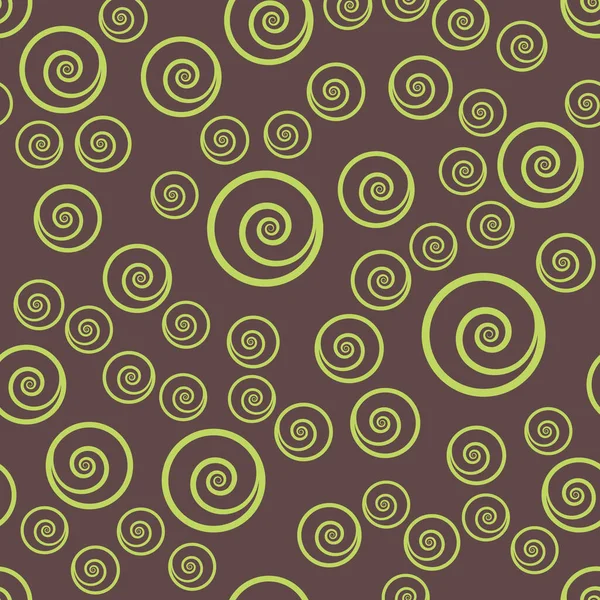 Classic Pattern Spiral Decorative Seamless Geometric Pattern Design Wallpaper Fashion — Stock Vector