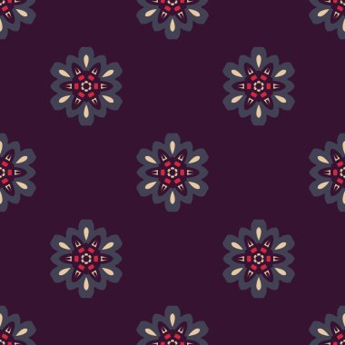 Vektör süslemesiz desen. Vektör illüstrasyonu arka planlar, motifler, tekstil, duvar kağıtları, kumaşlar, hediye ambalajları, şablonlar için kullanılabilir. Albüm için tasarım kağıdı. Vektör.