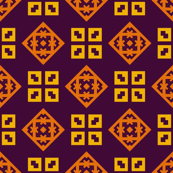 无缝隙的带有民族成分的彩色图案 面料设计可用于背景 纺织品 礼品包装 瓷砖等 — 图库矢量图片