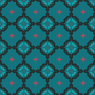 Klasik desen süsü. Tasarım, Duvar Kağıdı, Moda Baskısı, Moda Dekorasyonu, Ev Tekstili, Retro Dekor İçin Kusursuz Geometrik Desen. Vektör.