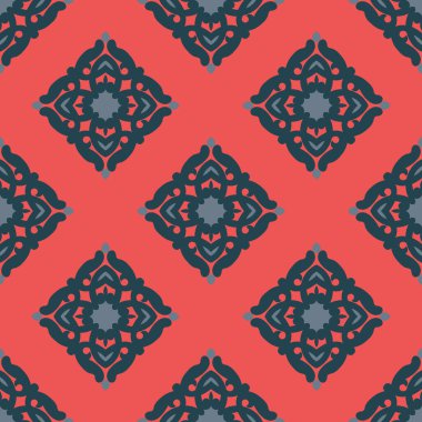 Klasik desen süsü. Tasarım, Duvar Kağıdı, Moda Baskısı, Moda Dekorasyonu, Ev Tekstili, Retro Dekor İçin Kusursuz Geometrik Desen. Vektör.