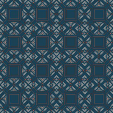 Dekoratif Asyalı Halkın Kusursuz Örnekleri. Geleneksel Asyalı Göçebeler Süslemesi: Kırgız, Kazak, Beşir, Tatar, Yakut, Moğol. Kağıt Ürünleri, Tekstil Etnik Vektör İllüstrasyonu.