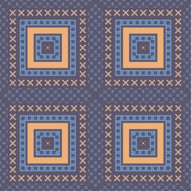 Dekoratif, pürüzsüz desenli güzel elementler arka planlar, motifler, tekstil, duvar kağıtları, kumaşlar, hediye ambalajları, şablonlar için kullanılabilir. Albüm için tasarım kağıdı. Vektör.