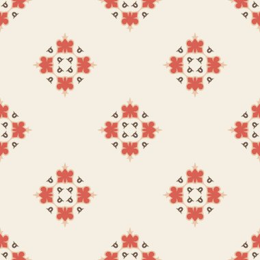 Vektör süslemesiz desen. Klasik bir arka plan ve duvar kağıdı. Vektör illüstrasyonu geçmiş, motifler, tekstil, duvar kağıtları, kumaşlar, hediye ambalajları, şablonlar için kullanılabilir.