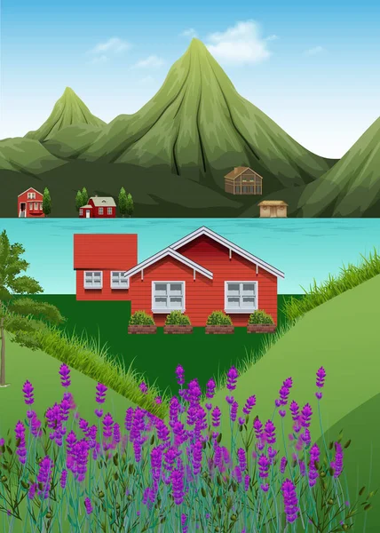 Muhteşem doğada Norveç manzarası