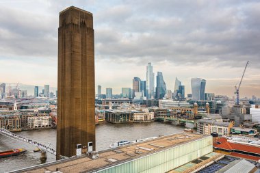 Tate Modern Türbin Salonu Herzog de Meuron mimari uygulaması Bankside, Londra SETG
