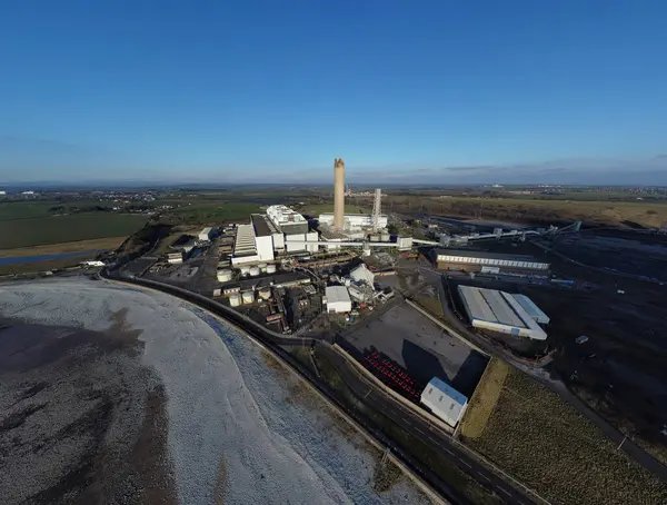 stock image Aberthaw, Vale of Glamorgan, Wales, UK 01.11.2024 Aberthaw Powerstation