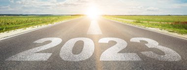 2023 Yeni Yıl Festivali için yaratıcı tasarım konsepti