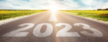 2023 Yeni Yıl Festivali için yaratıcı tasarım konsepti