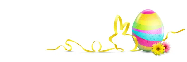 Пасхальная Композиция Яйцами Праздничное Оформление Иллюстрация — стоковое фото