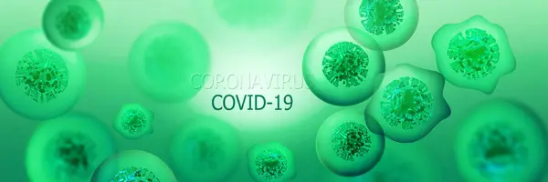 Gefährliches Coronavirus Sars Pandemierisikokonzept Illustration — Stockfoto