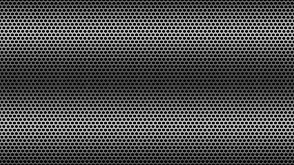現代の金属ハニカムと六角形の背景パターン 3Dレンダリング — ストック写真