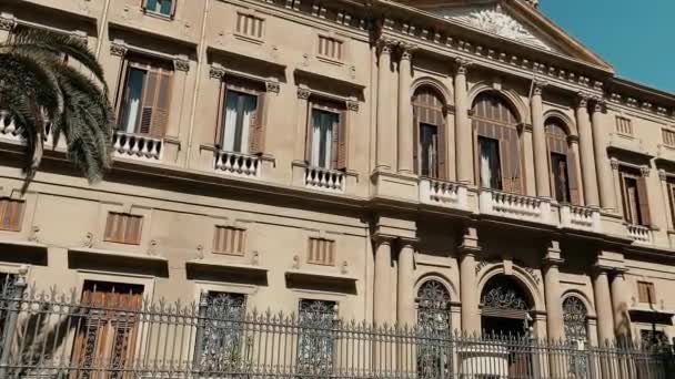 Zaragoza Spanien Juli 2023 Palast Des Ehemaligen Generalkapitäns Von Aragon — Stockvideo